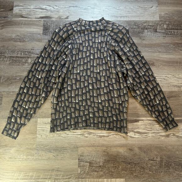 Vintage John Henry Editions Sweater Graphic Knit Crewneck Grandpa-Core - Picture 3 of 6